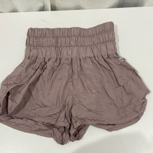 free people shorts light pink/purple
